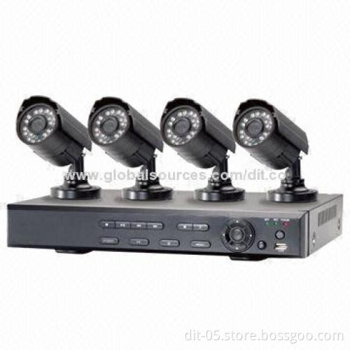 8-channel H.264 standalone DVR, PTZ control, motion detection, live view by smartphone